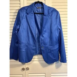 7th Avenue Design Studio New York And Company Blue Blazer Size 20